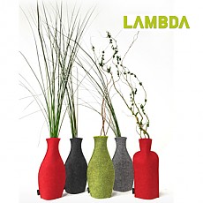[람다] ART VASE 재활용 물병을 이용하는  펠트/패브릭/ 비닐 화병/꽃병 인테리어 소품 데코 장식