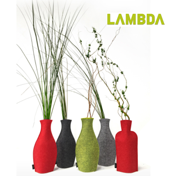 [람다] ART VASE 재활용 물병을 이용하는  펠트/패브릭/ 비닐 화병/꽃병 인테리어 소품 데코 장식