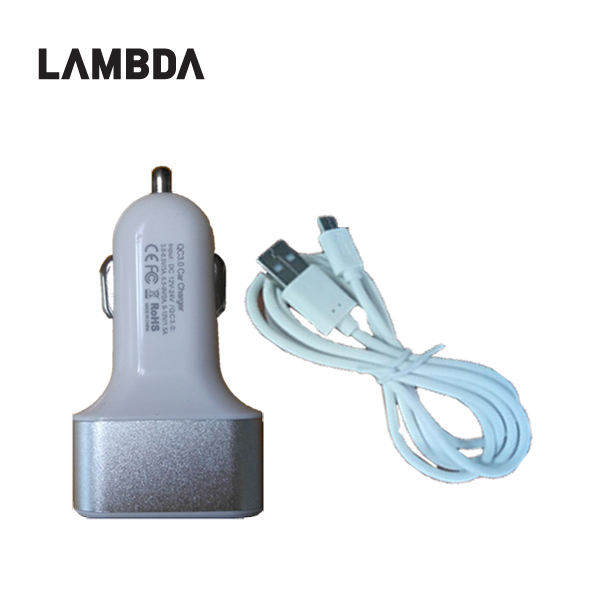 [람다] 퀵차지 QC2.0 차량용 급속충전기 usb 고속충전기